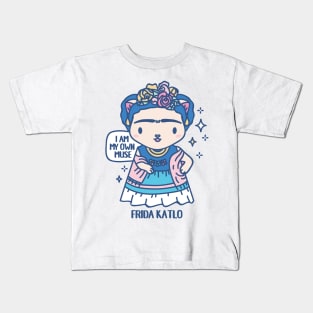Frida Katlo Funny Animal pun Kids T-Shirt